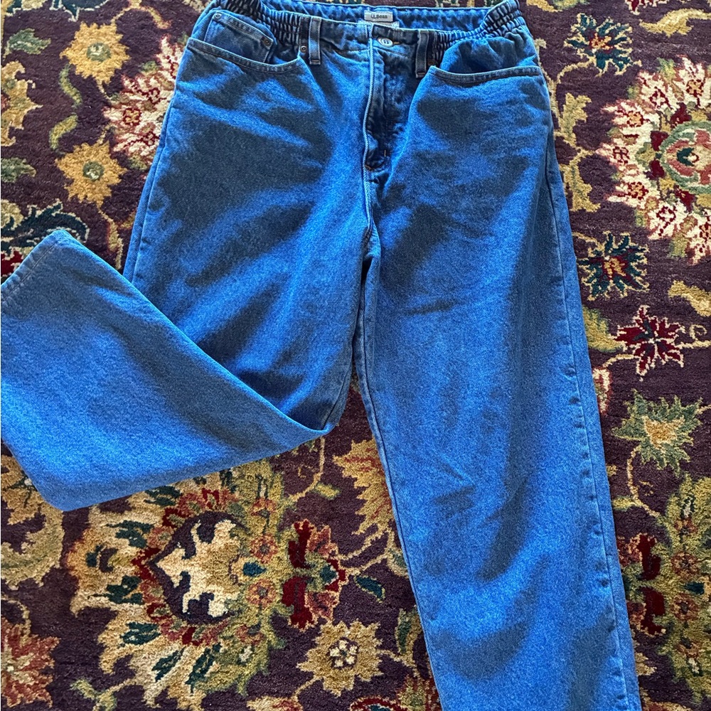 L.L. Bean Women's Denim Straight Leg Jeans